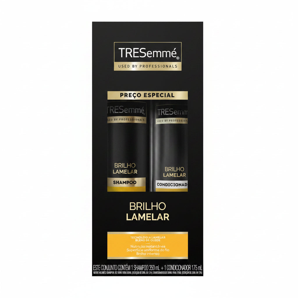 TRESemmé Kit Brilho Lamelar Shampoo 350ml + Condicionador 175ml